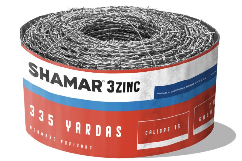 ALAMBRE ESPIGADO SHAMAR 3ZINC EL SALVADOR